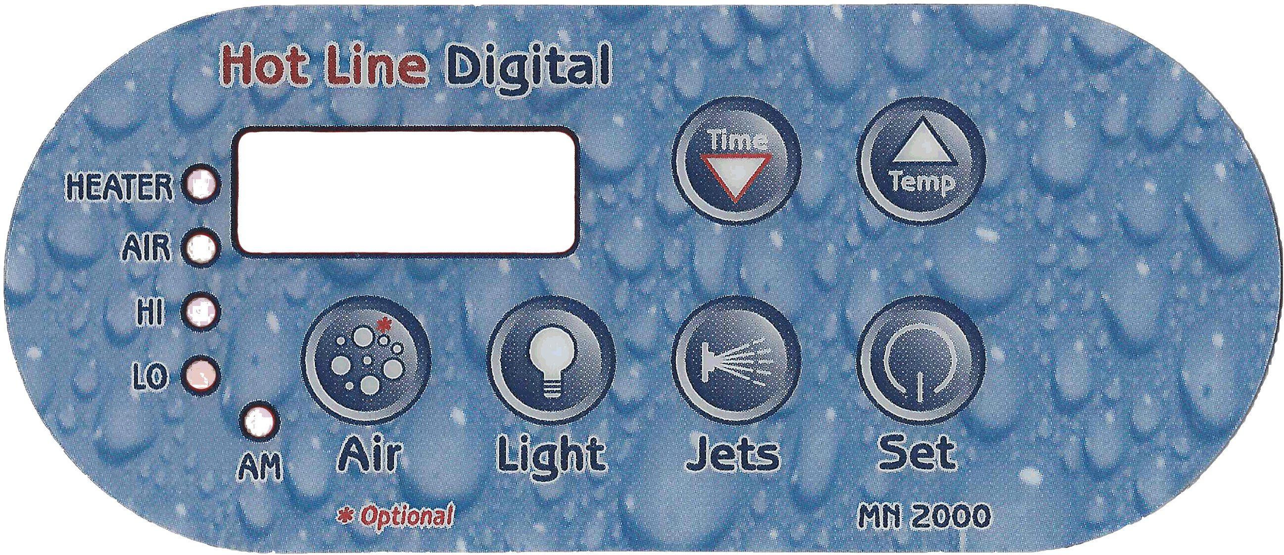 MN2000 Digital Spa Side Control