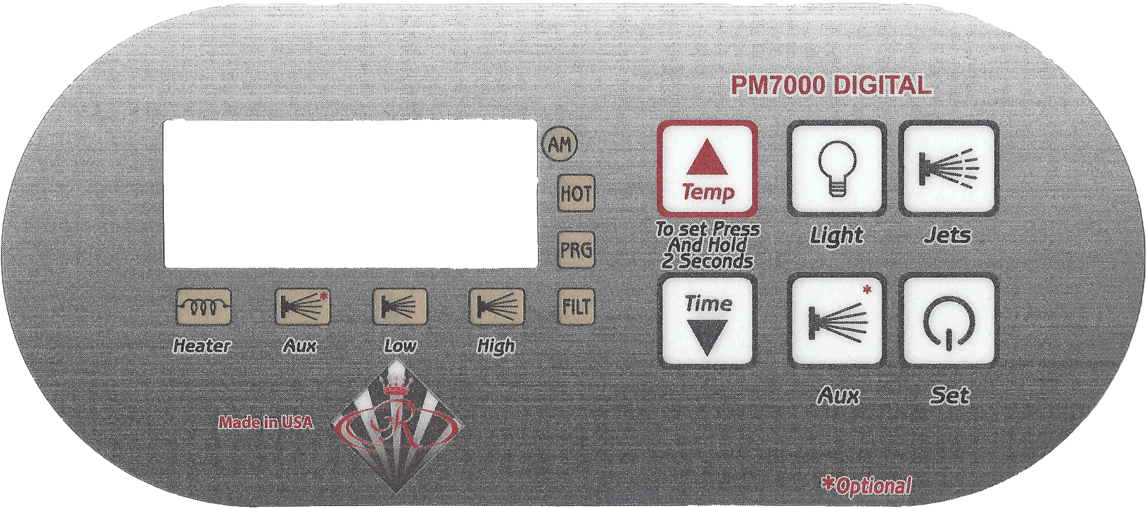 PM7000 Digital Spa Side Control